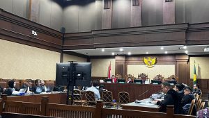 Saksi Kepala Divisi Operasional PT Refined Bangka Tin (RBT) Agus Susanto di Pengadilan Tindak Pidana Korupsi Jakarta Pusat (Jakpus), Kamis, 5/9/2024 | Merinda Faradianti/Forum Keadilan