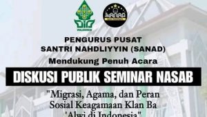 Poster diskusi publik nasab di UIN Walisongo, Semarang | ist