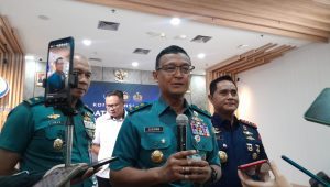 Kepala Staf Koarmada RI Laksanakan Muda TNI Didong Rio Duta, di Kantor KKP, Jakarta Pusat, Senin, 9/9/2024 | Novia Suhari/Forum Keadilan
