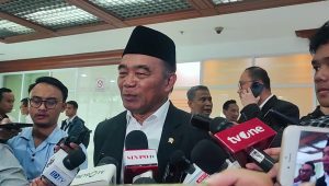 Ketua Tim Pengelolah Tambang Muhammadiyah Muhadjir Effendy di Gedung DPR RI, Jakarta Pusat, Rabu, 11/9/2024 | Muhammad Reza/Forum Keadilan