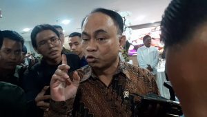 Menteri Komunikasi dan Informatika Budi Arie Setiadi di Gedung Kominfo, Jakarta Pusat, Kamis, 12/9/2024 | Novia Suhari/Forum Keadilan