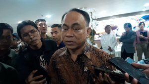 Menteri Komunikasi dan Informatika Budi Arie Setiadi di Gedung Kominfo, Jakarta Pusat, Kamis, 12/9/2024 | Novia Suhari/Forum Keadilan