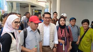 Bakal calon Gubernur Jakarta Ridwan Kamil di Azalia Hall, Jakarta Pusat, Jumat, 13/9/2024 | Ali Mansur/Forum Keadilan
