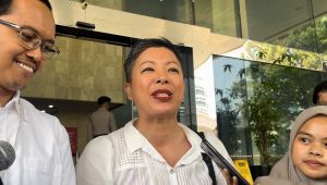 Juru Bicara Kaesang Pangarep, Francine Widjojo di gedung C1 atau ACLC KPK, Jakarta Selatan, Selasa, 17/9/2024 | Merinda Faradianti/Forum Keadilan