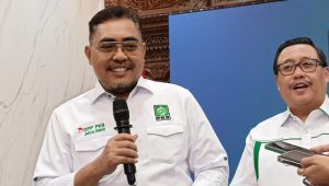 Wakil Ketua Umum Partai Kebangkitan Bangsa (PKB) Jazilul Fawaid saat ditemui di kantor DPP PKB, Jakarta Pusat, Rabu, 18/9/2024 | Ali Mansur/Forum Keadilan