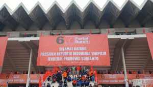 Hut Partai Buruh di Senayan, Jakarta Pusat, Rabu, 18/9/2024 | Syahrul Baihaqi/Forum Keadilan
