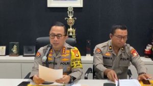 Kabid Humas Polda Metro Jaya Kombes Pol Ade Ary Syam Indradi saat memberikan keterangan kepada media di Mapolda Metro Jaya, Rabu, 18/9/2024 | Ari Kurniansyah/Forum Keadilan