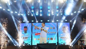 Bakal paslon Pilgub Sultra Andi Sumangerukka (ASR) dan Hugua menggelar Konser Berkah di Kota Kendari, Rabu, 18/9/2024 malam | ist