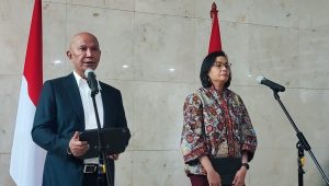 Ketua Badan Anggaran (Banggar) DPR RI Said Abdullah dan Menteri Keuangan Sri Mulyani Indrawati di Gedung DPR RI, Jakarta Pusat, Kamis, 19/9/2024 | Muhammad Reza/Forum Keadilan