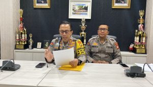 Kabid Humas Polda Metro Jaya Kombes Pol Ade Ary Syam Indradi saat memberikan keterangan kepada media di Polda Metro Jaya, Jumat, 20/9/2024 | Ari Kurniansyah/Forum Keadilan
