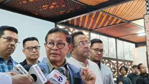 Bakal calon Gubernur Jakarta dari Partai Demokrasi Indonesia Perjuangan (PDIP) Pramono Anung saat ditemui di media center, di Jakarta Pusat, Jumat, 20/9/2024 | Ali Mansur/Forum Keadilan