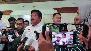 Menteri Koordinator Bidang Politik, Hukum, dan Keamanan (Menko Polhukam) Hadi Tjahjanto di Gedung DPR RI, Kompleks Parlemen, Jakarta Pusat, Senin, 23/9/2024 | Muhammad Reza/Forum Keadilan