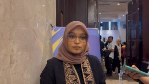Koordinator Akademi Anti-Korupsi ICW Nisa Rizkiah Zonzoa dalam kegiatan diskusi publik ICW dengan tema Konflik Kepentingan Sebagai Pintu Masuk Korupsi, Selasa, 24/9/2024 | Merinda Faradianti/Forum Keadilan