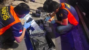 Pengecekan tas diduga berisi bom di kawasan Kota Tua Jakarta Barat, Senin, 23/9/2024 | ist