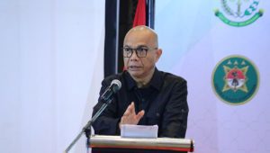 Jaksa Agung Muda Bidang Intelijen (Jamintel) Reda Manthovani dalam kegiatan Focus Group Discussion (FGD) di Jakarta, Selasa, 24/9/2024 | Reynaldi Adi Surya/Forum Keadilan