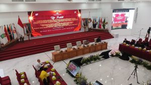 Keterangan pers KPU di Gedung KPU RI, Jakarta Pusat, Selasa, 24/9/2024 | Syahrul Baihaqi/Forum Keadilan