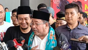 Calon Wakil Gubernur (Wagub) Jakarta nomor urut 3 Rano Karno atau Bang Doel itu usai menghadiri deklarasi Pemuda Kaum Betawi di Jagakarsa, Jakarta Selatan, Rabu, 25/9/2024 | Ali Mansur/Forum Keadilan