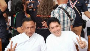 Calon Gubernur dan Wakil Gubernur Jakarta nomor urut 2 Dharma Pongrekun-Kun Wardana | Ali Mansur/Forum Keadilan