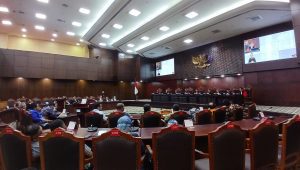 Mahkamah Konstitusi (MK) menolak permohonan kelima ibu yang anaknya diduga menjadi korban penculikan oleh ayah kandungnya | Syahrul Baihaqi/Forum Keadilan