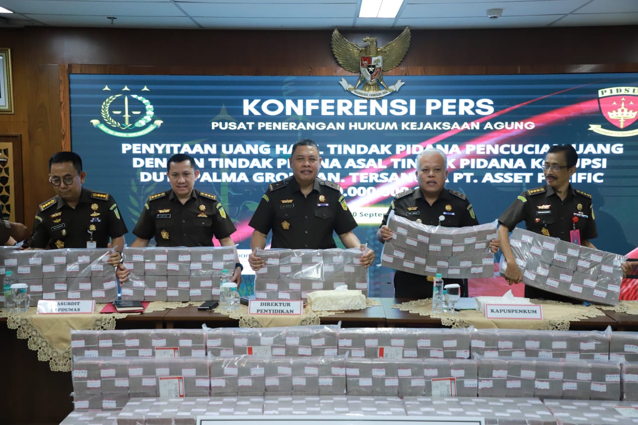 Kejagung Sita Rp450 Miliar Terkait Mega Korupsi PT Duta Palma