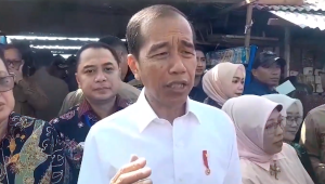 Presiden Joko Widodo (Jokowi) di Pasar Dukuh Kupang, Surabaya, Jawa Timur pada Jumat, 20/9/2024 | Ist