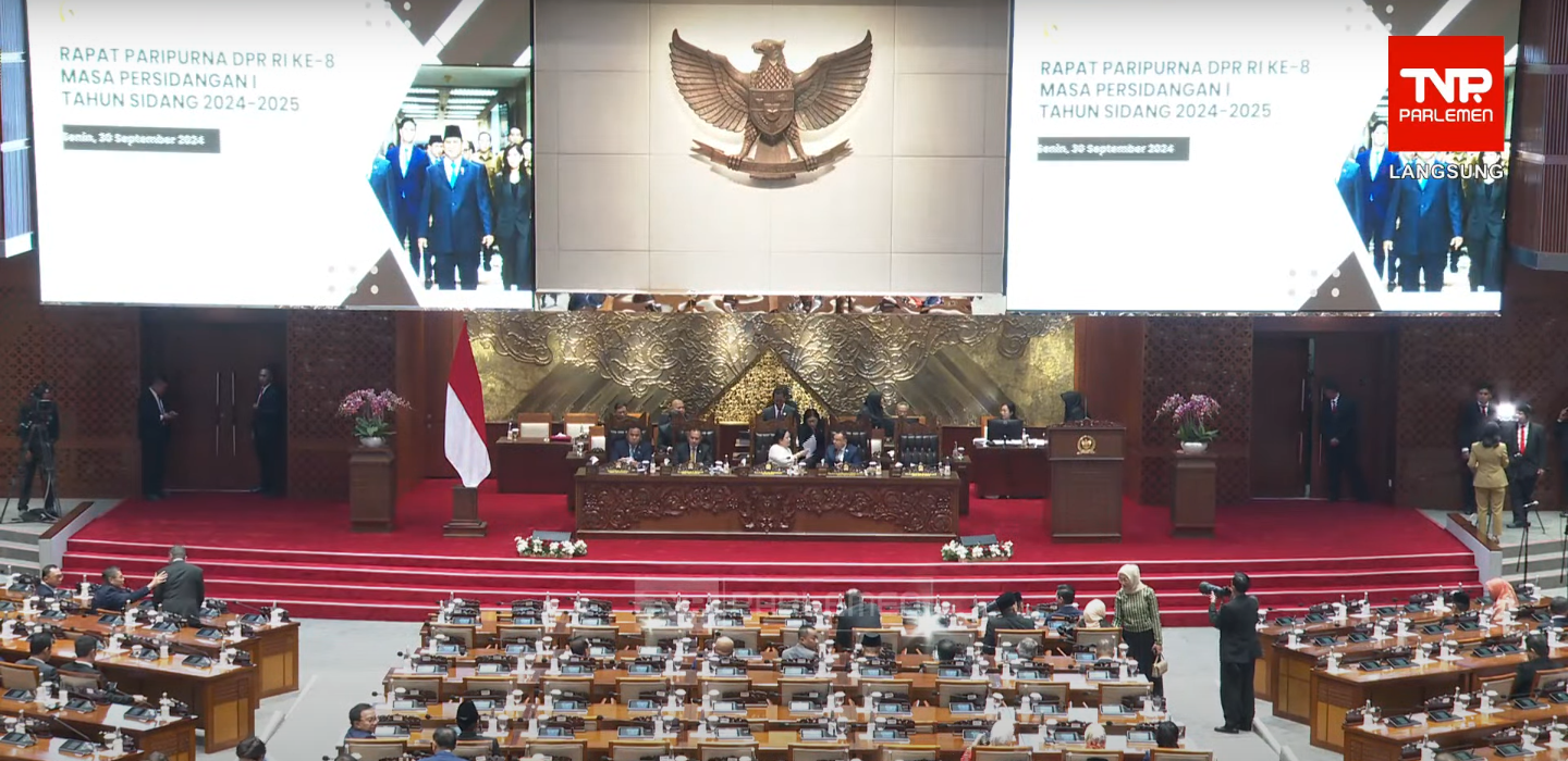 Sidang Paripurna Akhir DPR Periode 2019-2024 Digelar Hari ini