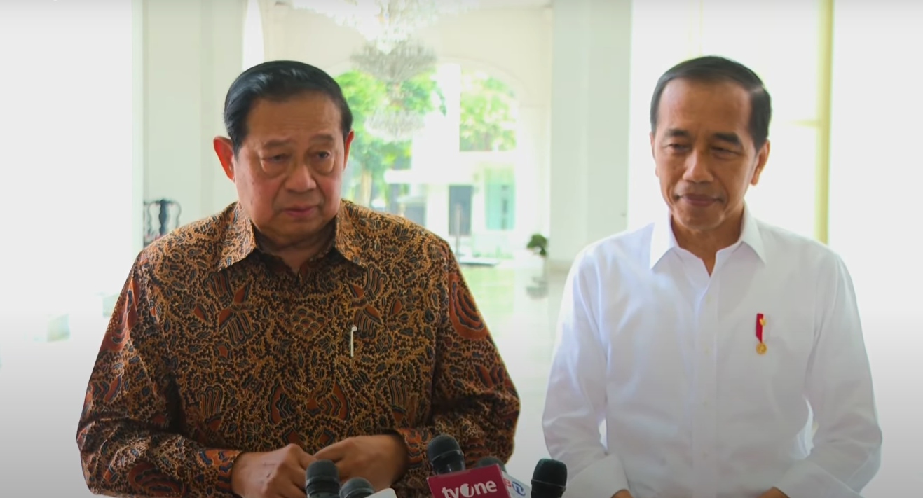 Jokowi: Sepakat, Pak SBY dan Saya Dukungan Penuh Pemerintahan Prabowo Subianto
