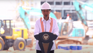 Presiden Joko Widodo (Jokowi) dalam acara peresmikan smelter bauksit Mempawah, pada Selasa, 24/9/2024. | YouTube Sekretariat Presiden