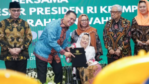 Silaturahmi Kebangsaan Pimpinan MPR bersama Keluarga Besar Presiden RI ke-4 Abdurrahman Wahid Ketua MPR RI ke-16 Bambang Soesatyo menegaskan TAP MPR Nomor II/ MPR/2001 tentang Pertanggungjawaban Presiden Republik Indonesia K.H. Abdurrahman Wahid, kedudukan hukumnya sudah tidak berlaku lagi. | Instagram @bambang.soesatyo