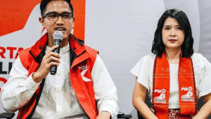 Ketua Umum PSI Kaesang Pangarep dan Staf Khusus Presiden Jokowi Grace Natalie | Ist