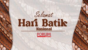 Ilustrasi Ucapan Hari Batik Nasional | Rahmad Fadjar Ghiffari/Forum Keadilan