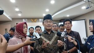 Pakar Hukum Tata Negara Jimly Asshiddiqie di kantornya di bilangan Menteng, Jakarta Pusat, Selasa, 8/10/2024 | Syahrul Baihaqi/Forum Keadilan