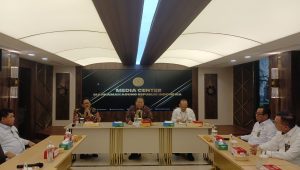 Konferensi pers di Gedung Mahkamah Agung, Jakarta Pusat, Senin, 14/10/2024 | Syahrul Baihaqi/Forum Keadilan
