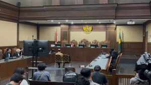 Sidang vonis mantan hakim agung Gazalba Saleh di Pengadilan Negeri Tindak Pidana Korupsi (PN Tipikor) Jakarta Pusat, Selasa, 15/10/2024 | Merinda Faradianti/Forum Keadilan