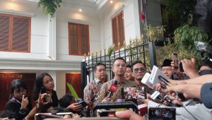 Selebriti Raffi Ahmad usai menemui Presiden terpilih Prabowo Subianto di Kertanegara IV, Jakarta Selatan, Selasa, 15/10/2024 | Syahrul Baihaqi/Forum Keadilan