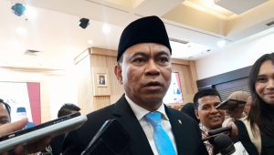 Menteri Koperasi Periode 2024-2029, Budi Arie Setiadi, di Kantor Kemenkop, Jakarta Selatan, Senin, 21/10/2024 | Novia Suhari/Forum Keadilan