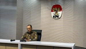 Juru Bicara Komisi Pemberantasan Korupsi (KPK) Tessa Mahardhika Sugiarto di Gedung Merah Putih KPK, Jakarta Selatan, Selasa, 22/10/2024 | Merinda Faradianti/Forum Keadilan
