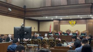 Sidang lanjutan dugaan korupsi pengelolaan tata niaga komoditas timah di wilayah Izin Usaha Pertambangan (IUP) di PT Timah Tbk tahun 2015-2022, Rabu, 23/10/2024 | Merinda Faradianti/Forum Keadilan