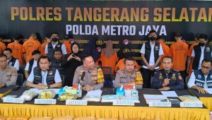 Konferensi pers pengungkapan kasus narkoba di Polda Metro Jaya, Kamis, 24/10/2024. | Faris Putra/Forum Keadilan