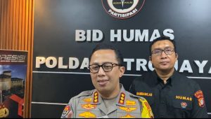 Kabid Humas Polda Metro Jaya Kombes Pol Ade Ary Syam Indradi saat memberikan keterangan kepada media di Polda Metro Jaya, Jakarta Selatan, Selasa, 25/10/2024 | Ari Kurniansyah/Forum Keadilan