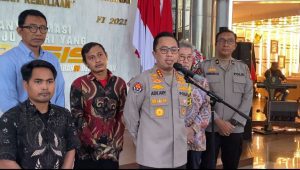 Kabid Humas Polda Metro Jaya Kombes Pol Ade Ary Syam Indradi di gedung Promoter Polda Metro Jaya, Jakarta Selatan, Rabu, 30/10/2024 | Ari Kurniansyah/Forum Keadilan