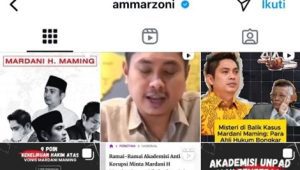 Akun Instagram Ammar Zoni berubah Berisi Konten Hukum | Instagram @ammarzoni
