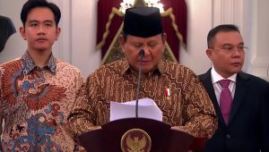 Presiden Prabowo Subianto telah mengumumkan susunan Kabinet Merah Putih, Minggu, 20/10/2024. | Dok. Sekretariat Presiden