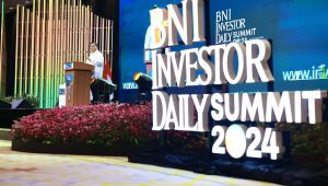 Presiden terpilih sekaligus Menteri Pertahanan (Menhan) RI, Prabowo Subianto, dalam acara BNI Daily Investor di JCC, Senayan, Jakarta, Rabu, 9/10/2024. | Instagram @prabowo