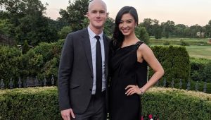 CEO Coinbase Brian Armstrong dan artis Raline Shah | Instagram @ralineshah
