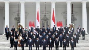 Para Menteri Kabinet Merah Putih Berfoto Bersama Presiden Prabowo Subianto dan Wakil Presiden Gibran Rakabuming Raka di Istana Merdeka, Jakarta Pusat, Senin, 21/10/2024 | Instagram @sekretariat.kabinet