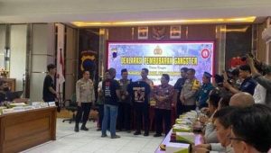 Belasan kelompok gangster yang meresahkan warga Kota Semarang, Jawa Tengah, secara sukarela membubarkan diri pada Selasa, 1/10/2024 | ist