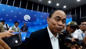 Menteri Komunikasi dan Informatika (Menkominfo) Budi Arie Setiadi di Kantor Kominfo, Jakarta Pusat, Selasa, 1/10/2024 | Novia Suhari/Forum Keadilan