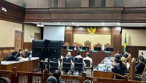 Sidang lanjutan kasus dugaan korupsi pengelolaan tata niaga komoditas timah di wilayah Izin Usaha Pertambangan (IUP) di PT Timah Tbk tahun 2015-2022 di Pengadilan Negeri Tindak Pidana Korupsi (Tipikor) Jakarta Pusat (Jakpus), Rabu, 2/10/2024 | Merinda Faradianti/Forum Keadilan