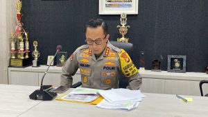 Kabid Humas Polda Metro Jaya Kombes Pol Ade Ary Syam Indradi saat memberikan keterangan kepada media di Polda Metro Jaya, Senin, 7/10/2024 | Ari Kurniansyah/Forum Keadilan
